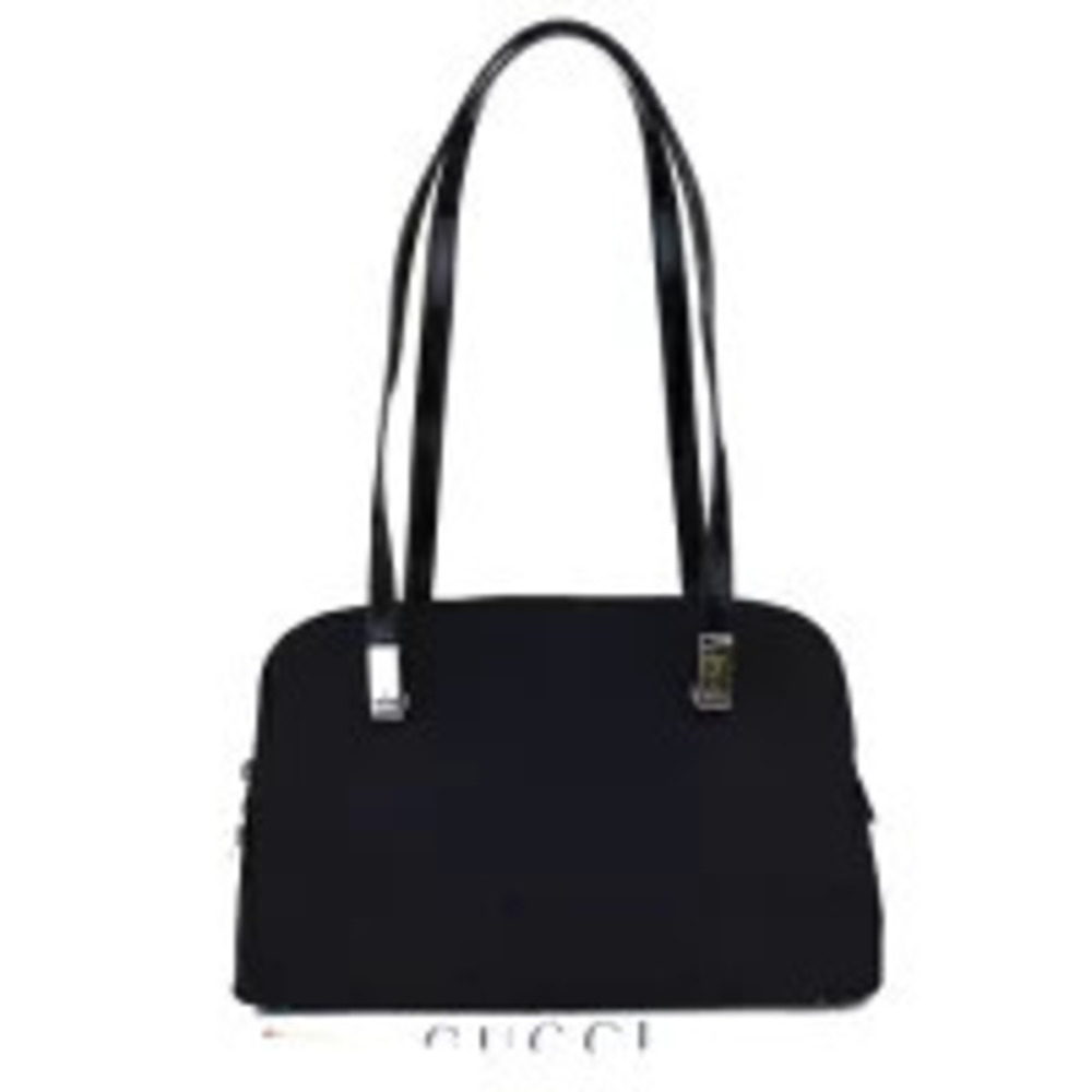 Gucci Shoulder Bag Black Leather